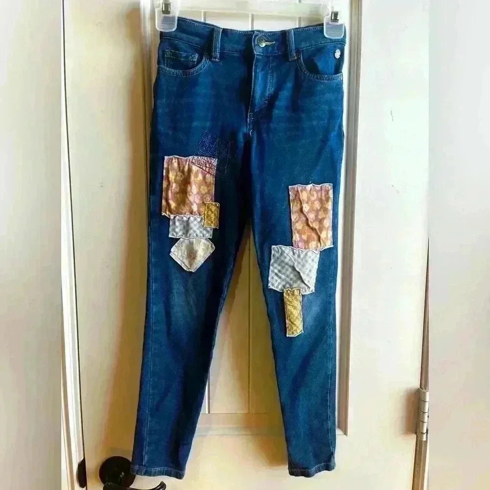 Matilda Jane 435 girls patchwork jeans